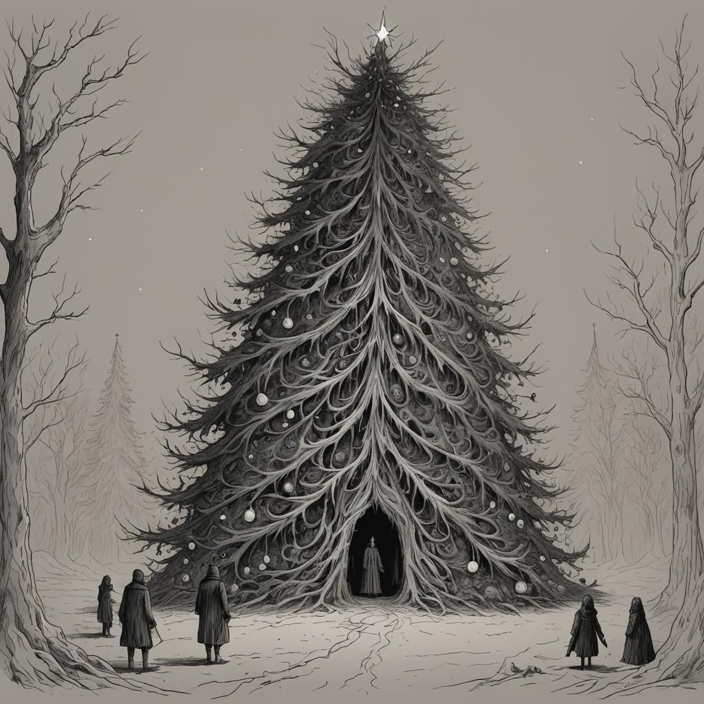 Christmas Tree by Tim Burton