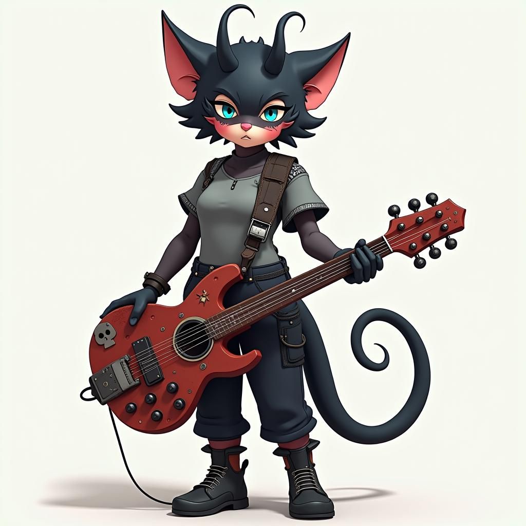 Futuristic Cybernetic Humanoid Woman with Aquatic Features