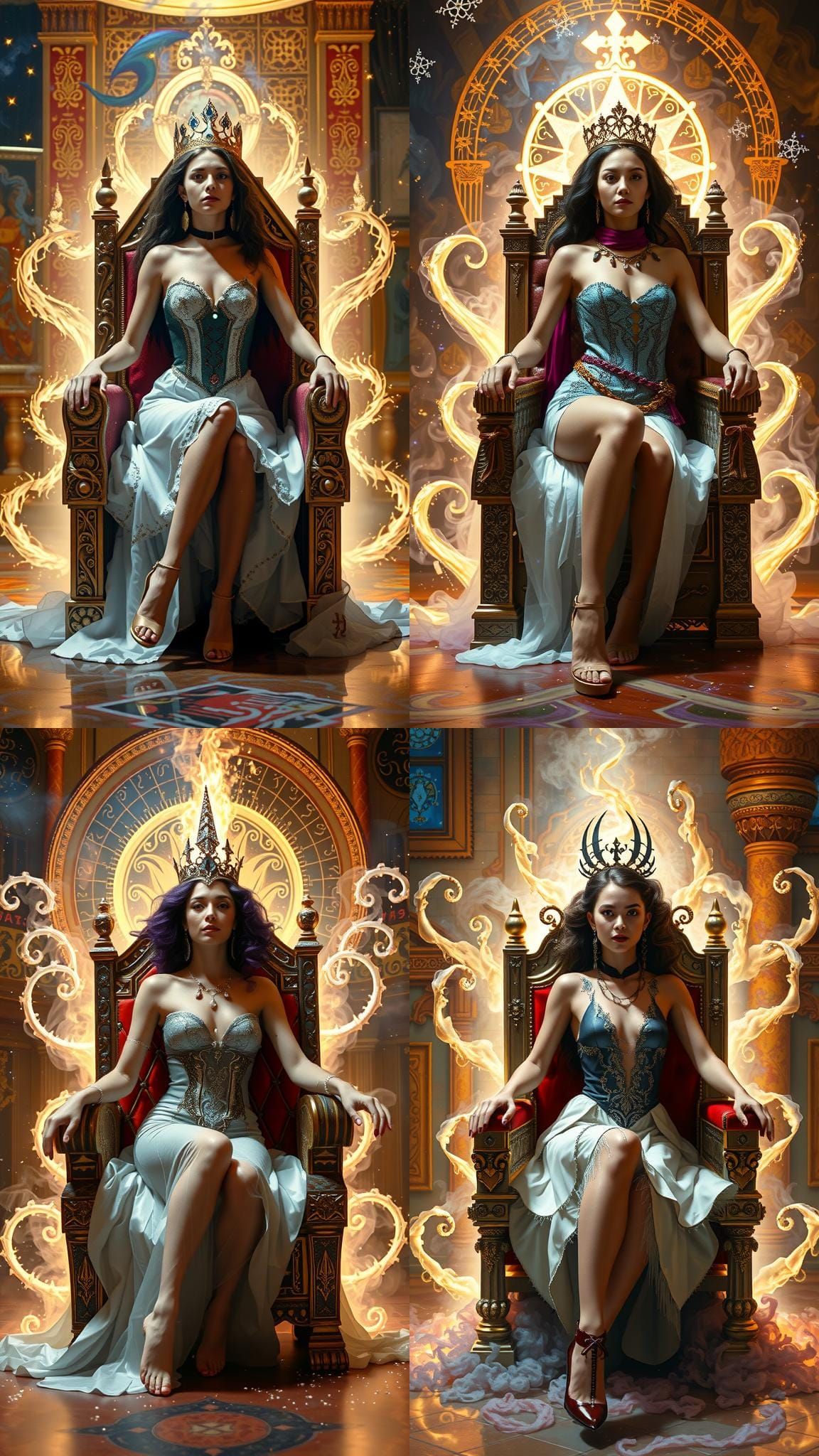 Agatha Harkness on Regal Witch Throne