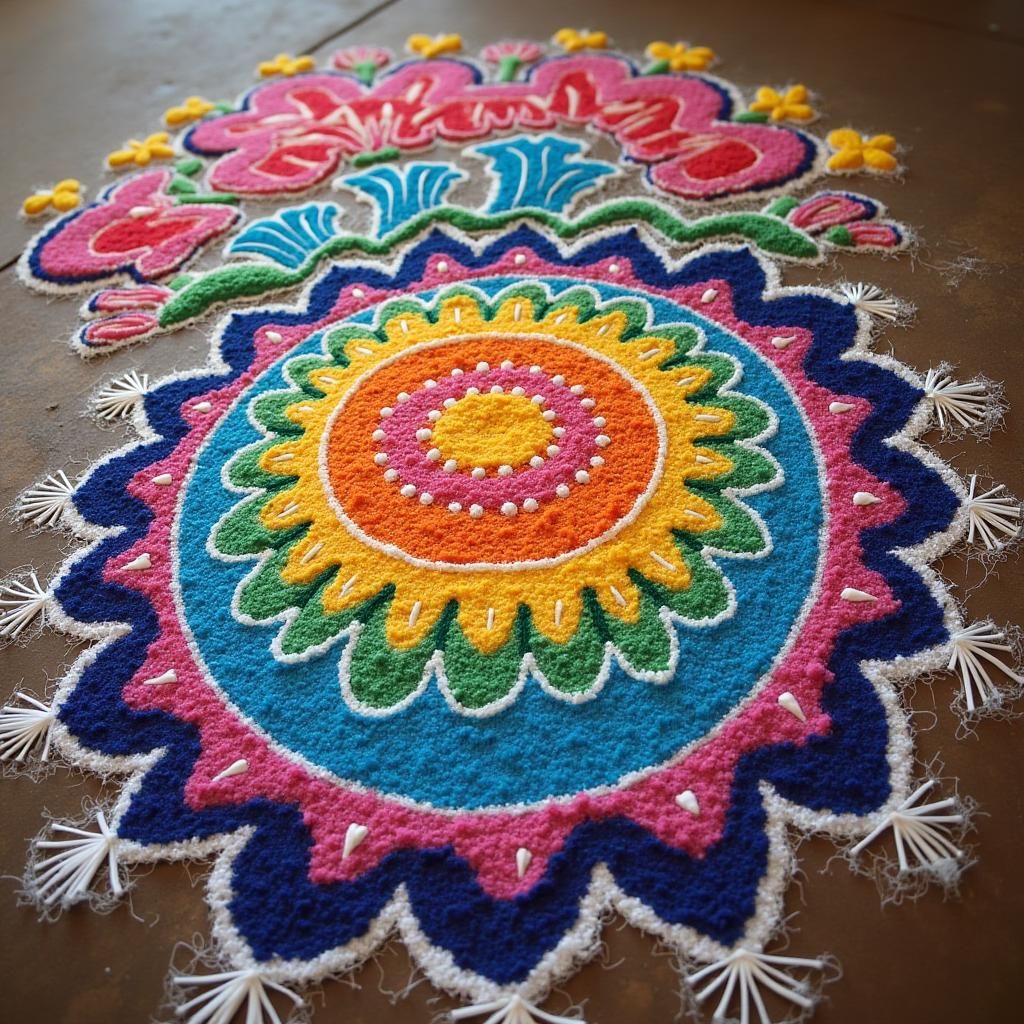 Pop Art Meets Rangoli: A Vibrant Fusion