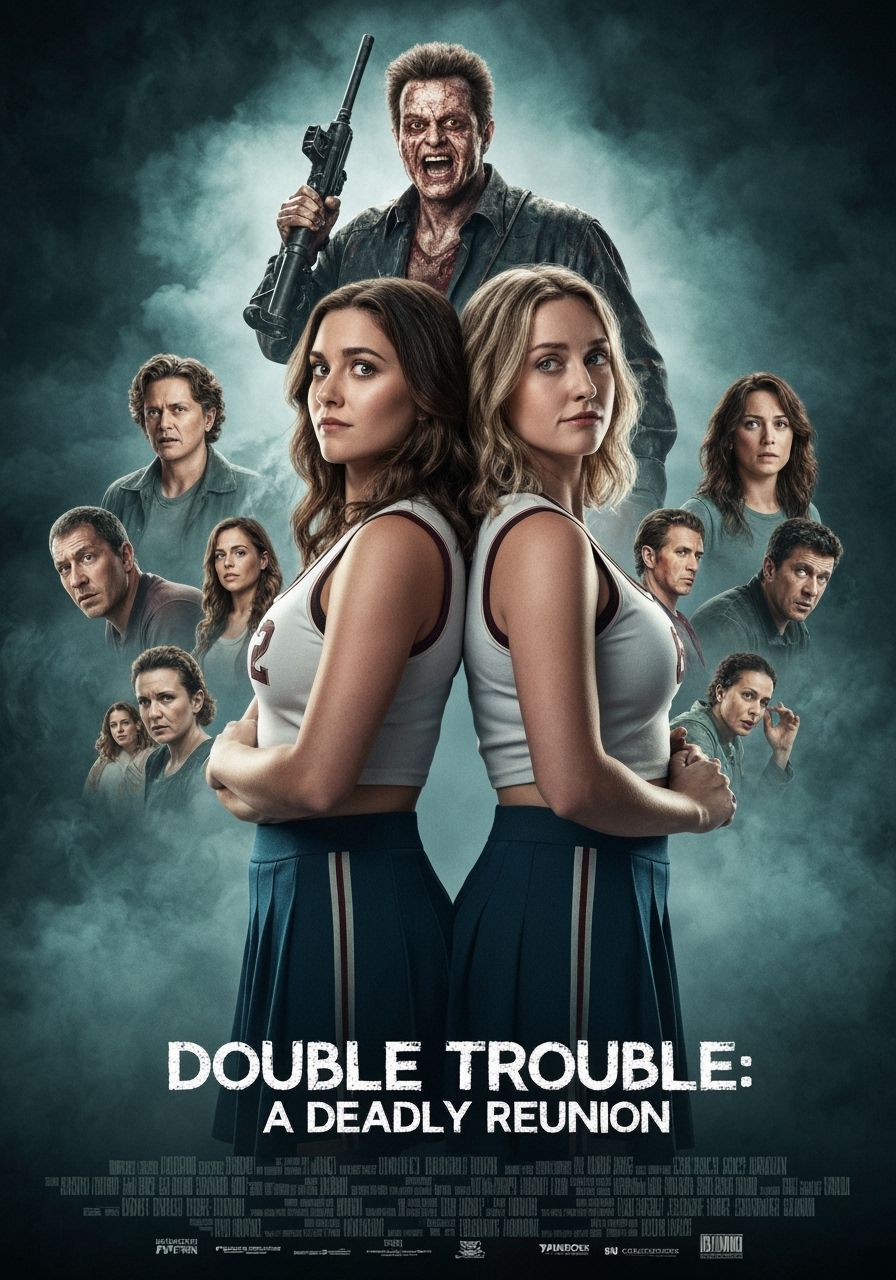 Horror-Comedy Movie Poster: Deadly Reunion