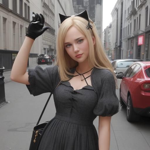 Colorful Portrait of a Girl