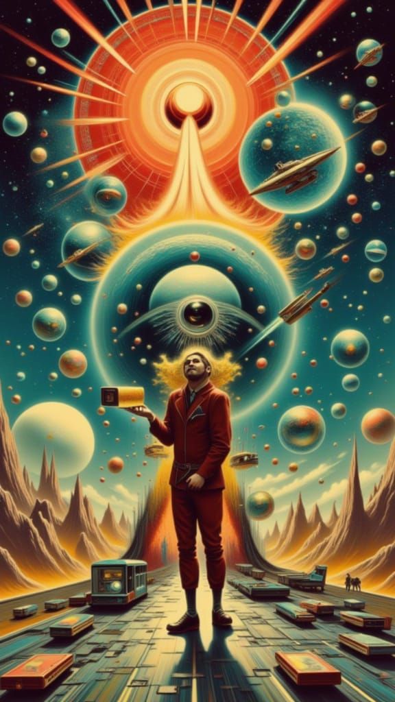 Soviet Propaganda Poster: Heroic Scientists