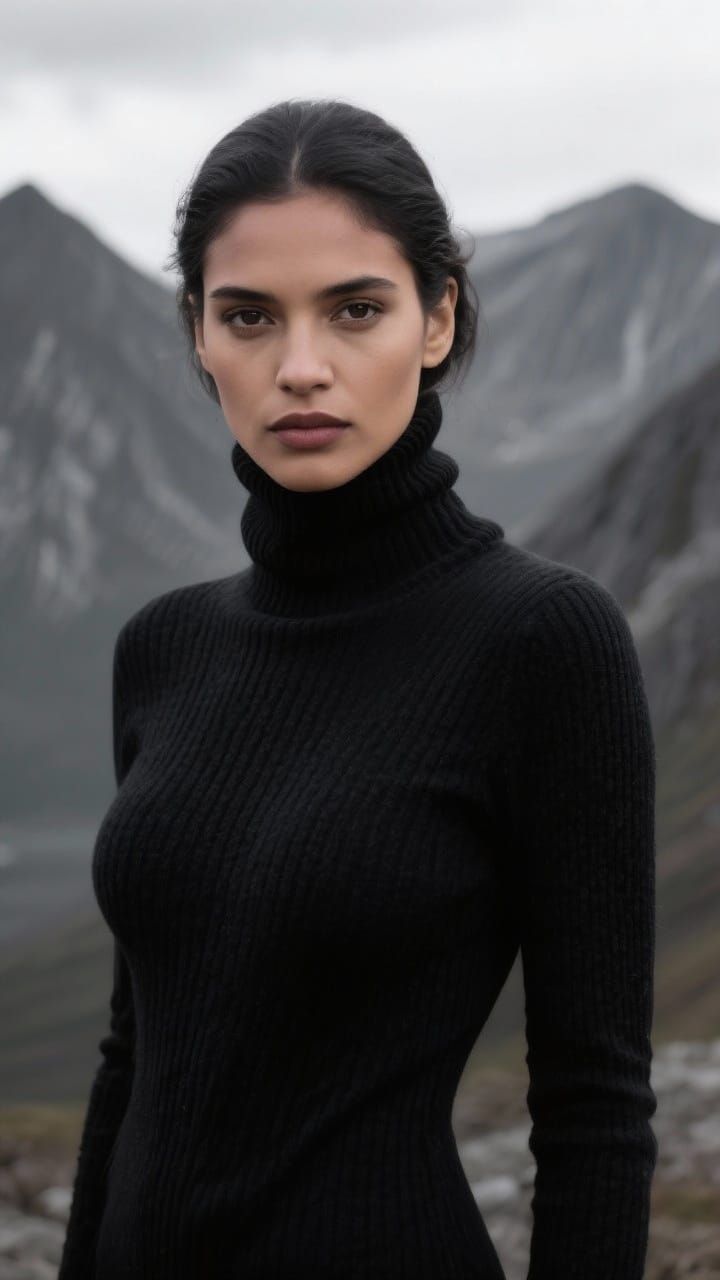 Nordic Woman in Cinematic Portrait