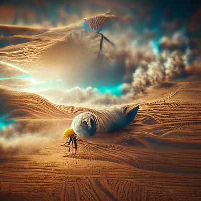 AI Generated Image from a Blank Prompt