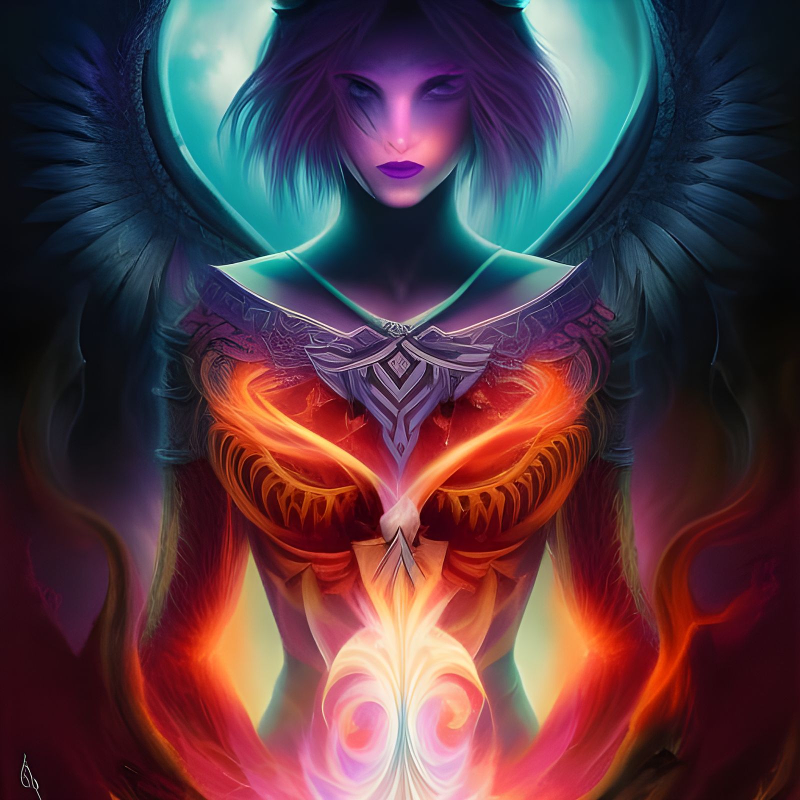 Demon in Paris: A Dark Fantasy in Bold Colors