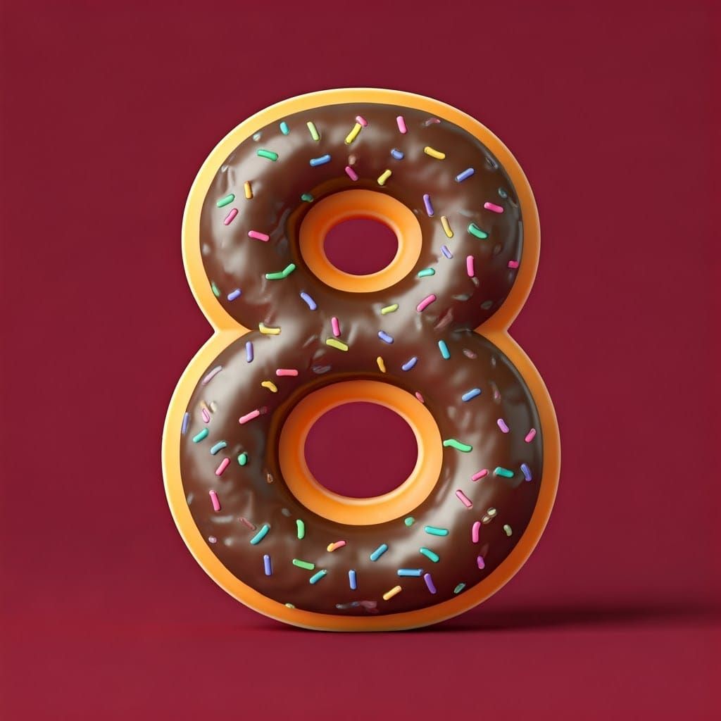 Donut Formed as Eight