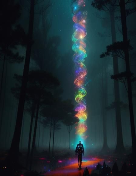 astral travelling in a psychedelic dream
