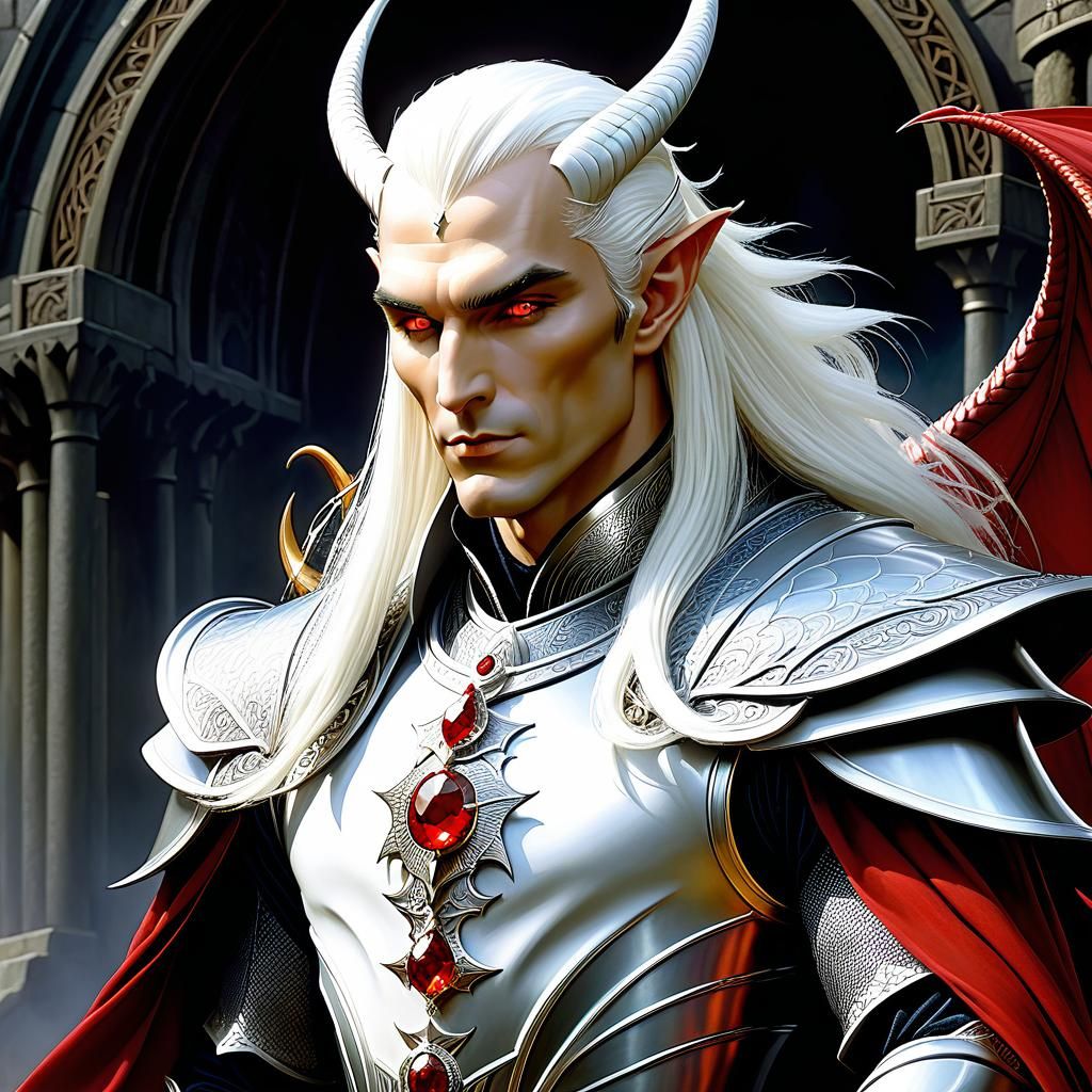 Elric of Melniboné: Albino Dragon Prince Portrait