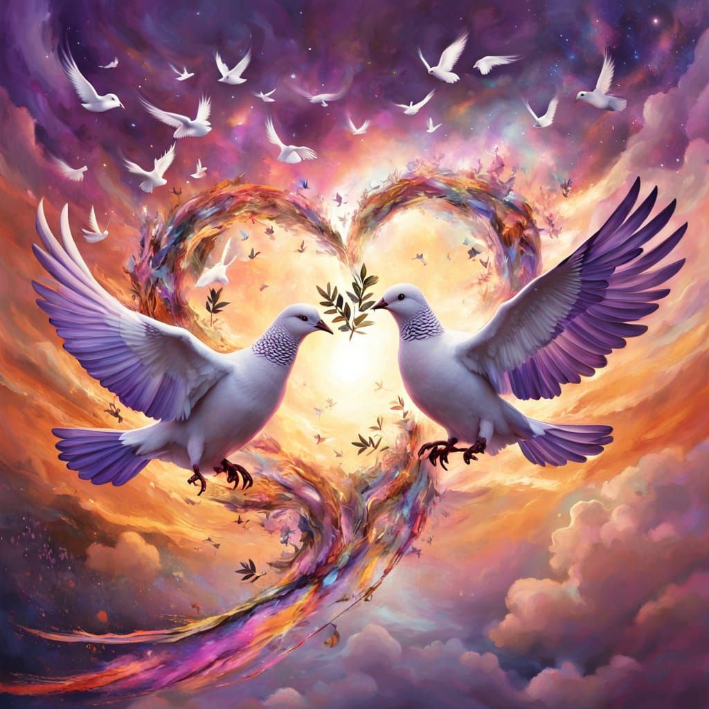 Doves in Cosmic Harmony