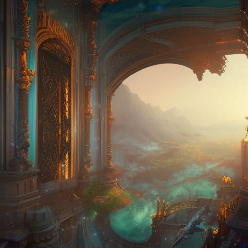 Here we are on this 18th floor balcony...