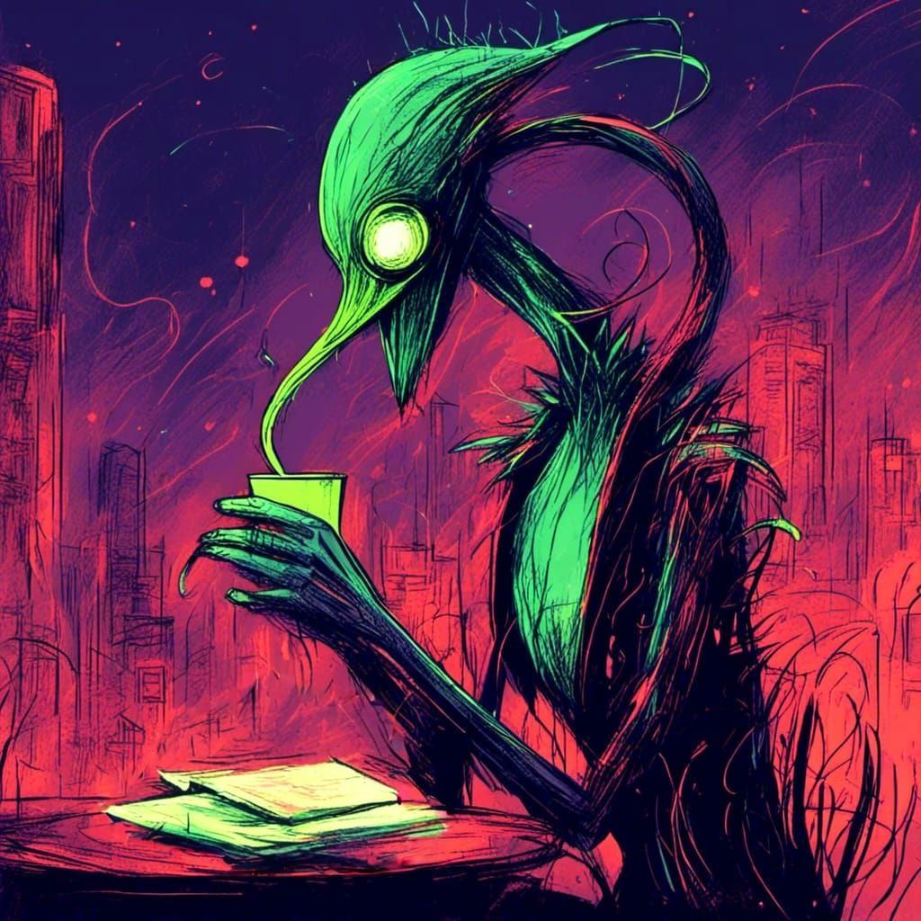 Abstract Pink Dreamscape: AI-Generated Design