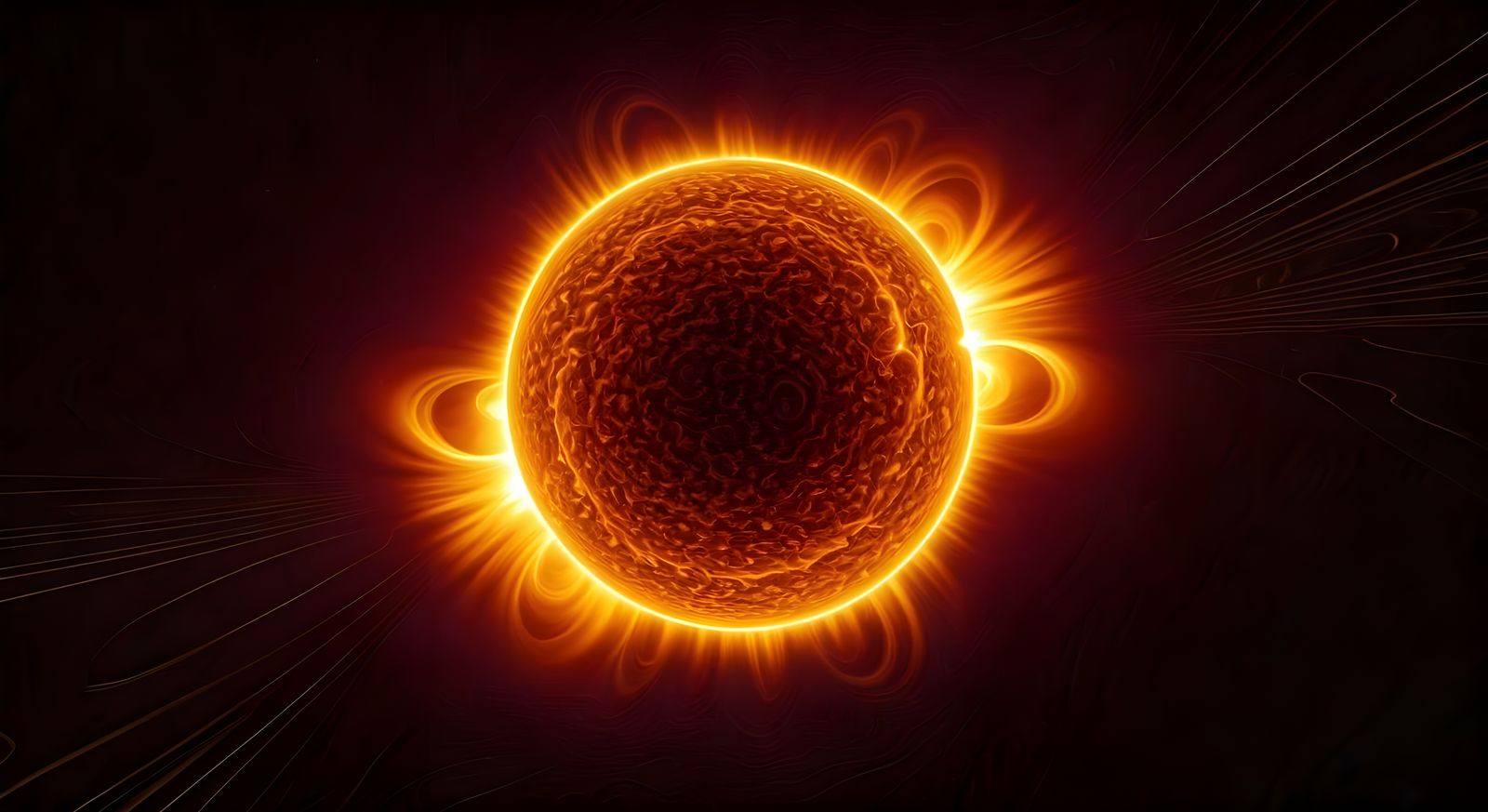 Solar Flare in Vibrant Metallic Chrome Holographic Art