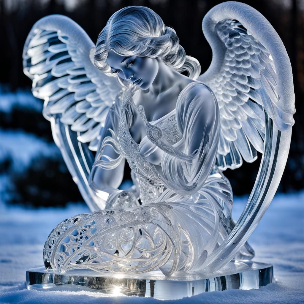 Angel Ice Sculpture