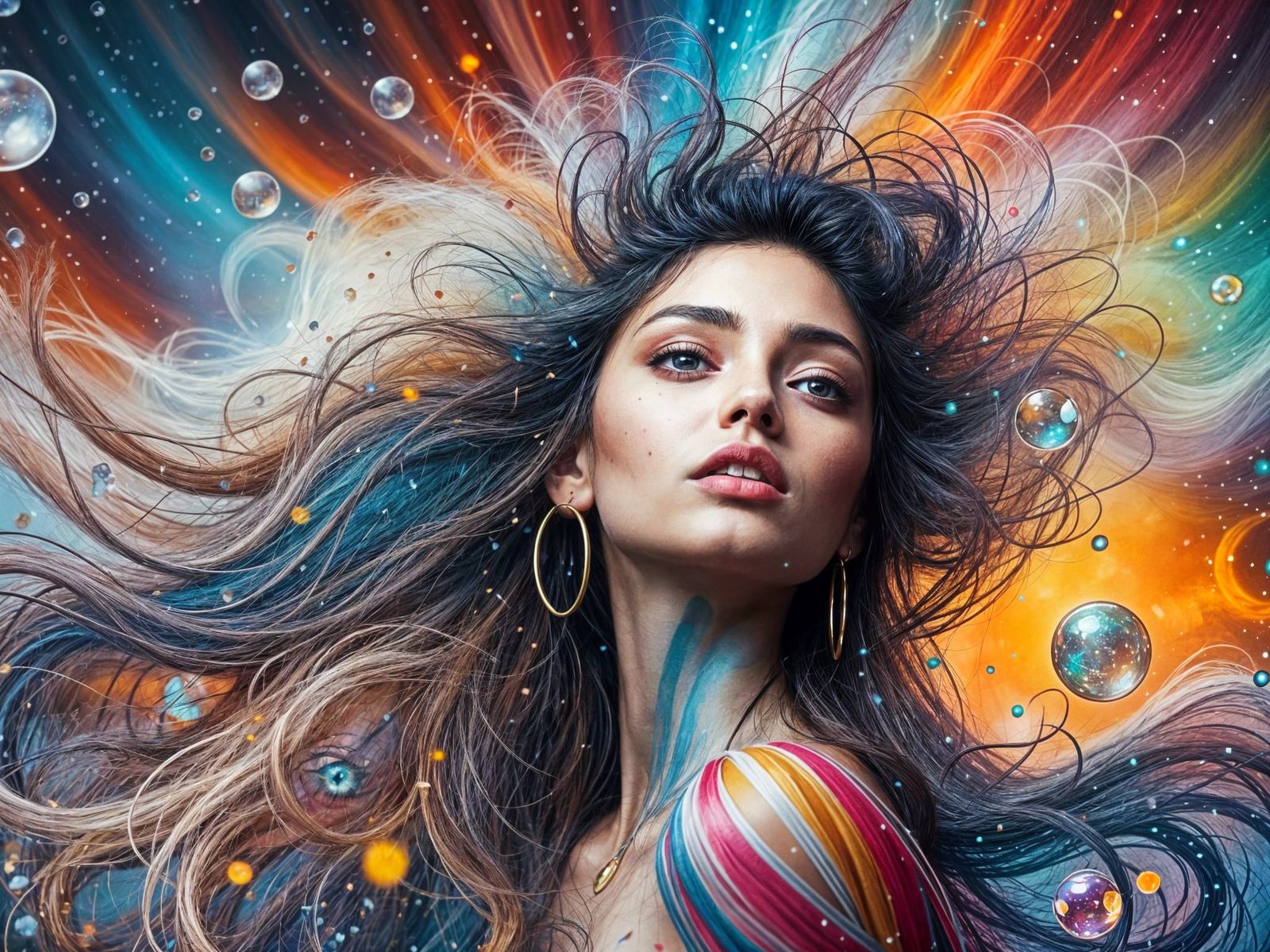 Confident Model Portrait with Cinematic Lighting