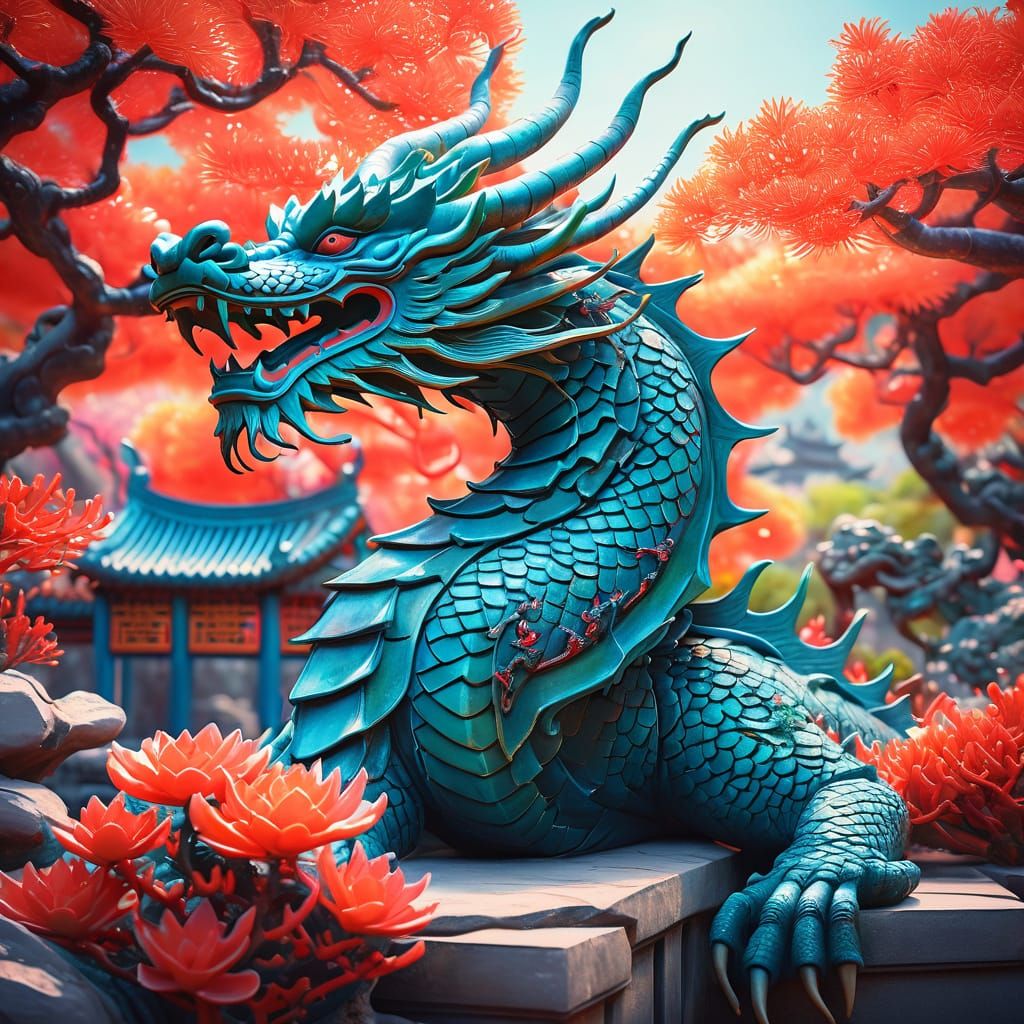 The Chinese Longgong garden 
-Underwater Garden of the Dragon King-

Key words - notes: 
Sea, water notes, salt, algae, ...