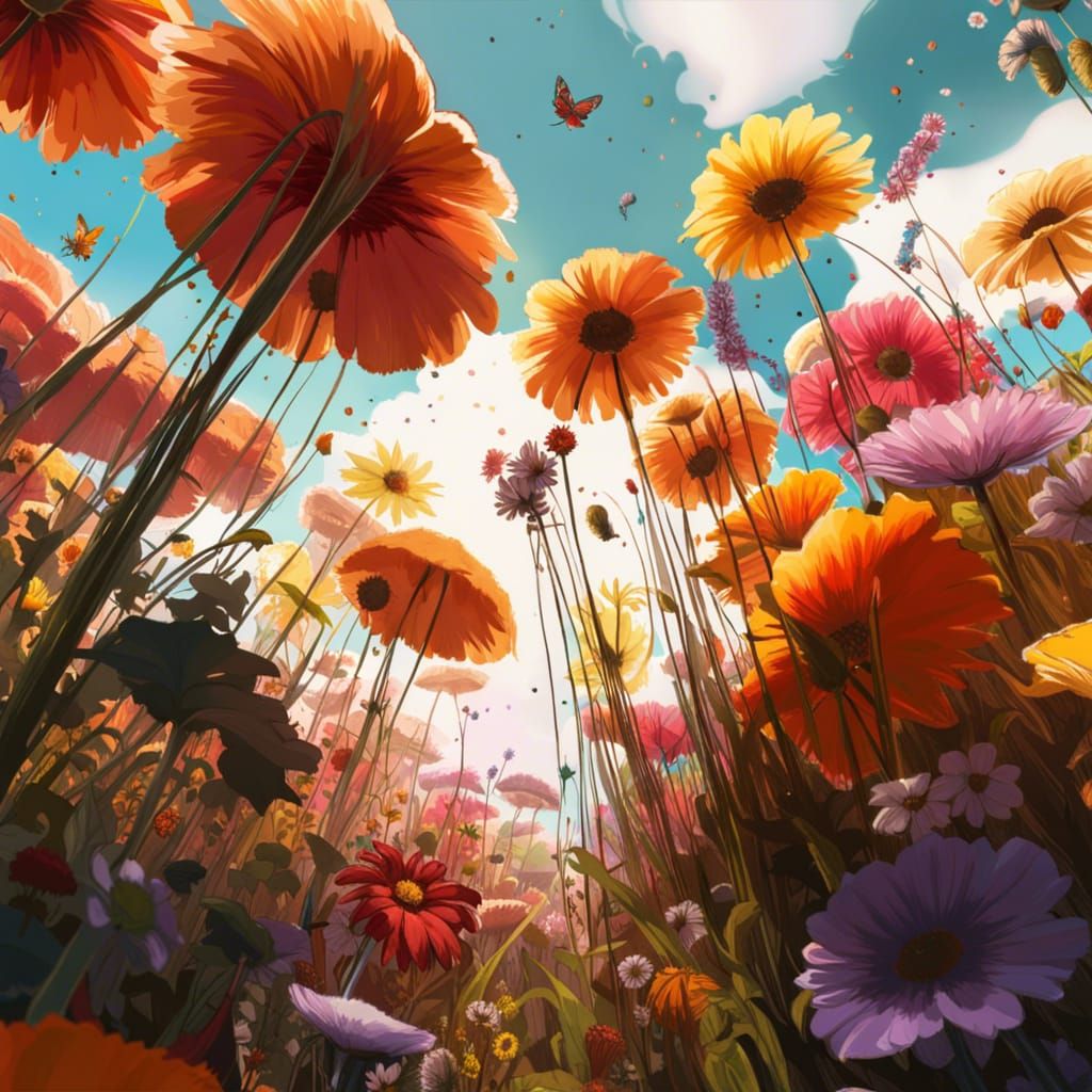 Bug's-Eye View of a Magical Meadow
