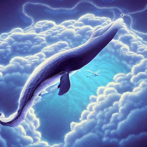 Hyperdetailed hyperrealistic digital illustration of a flyin...