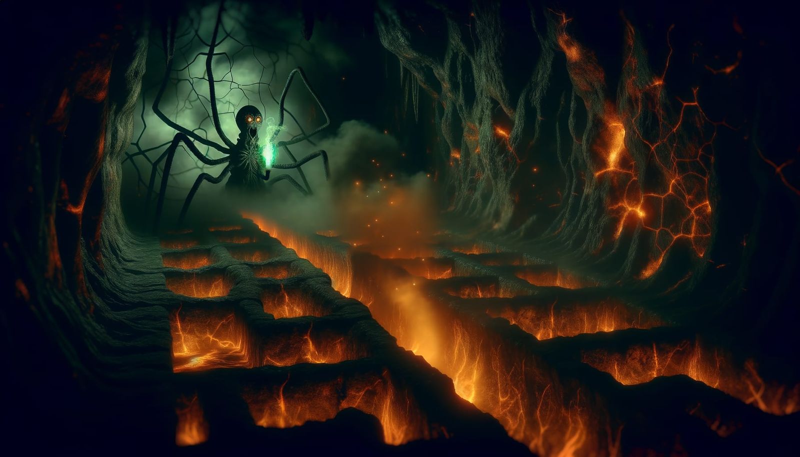 Ethereal Terrors Descend into a Dark Abyss