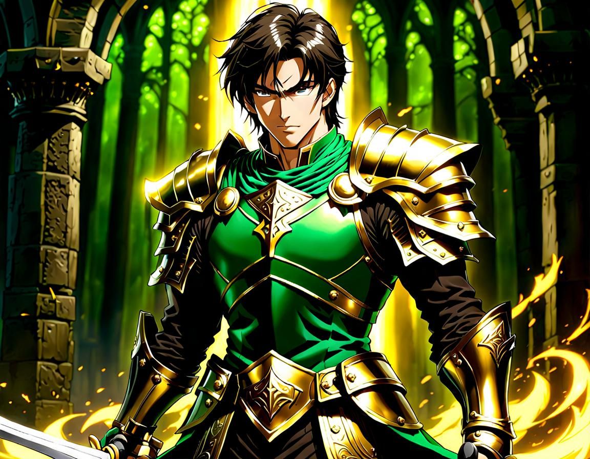 Parn the Knight in Golden Armor