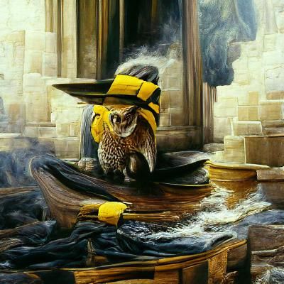 Warm Oil Portrait of a Kind Person