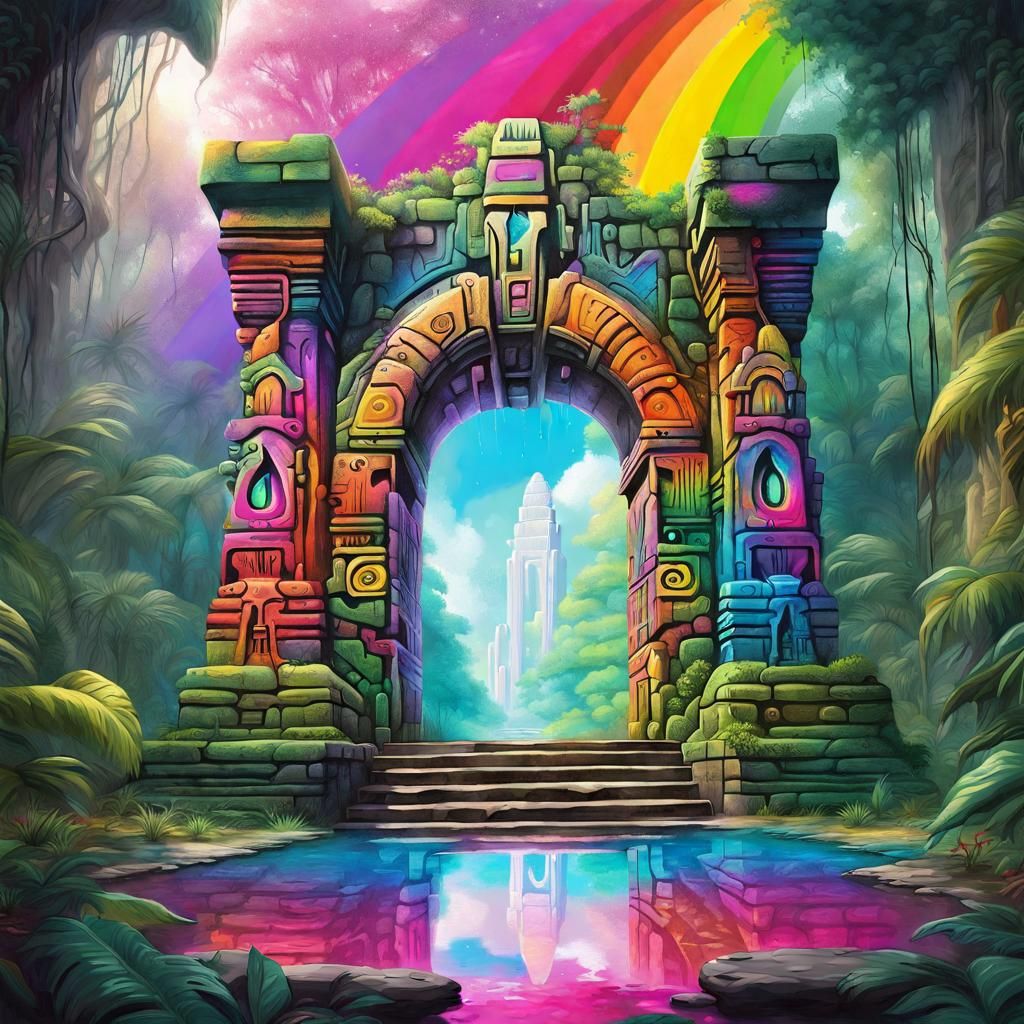 mayan jungle stargate