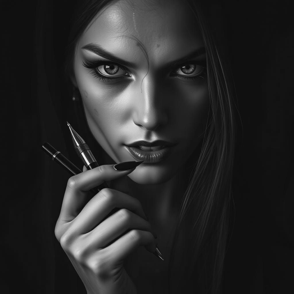 Poison pen, serpent's tongue (a)