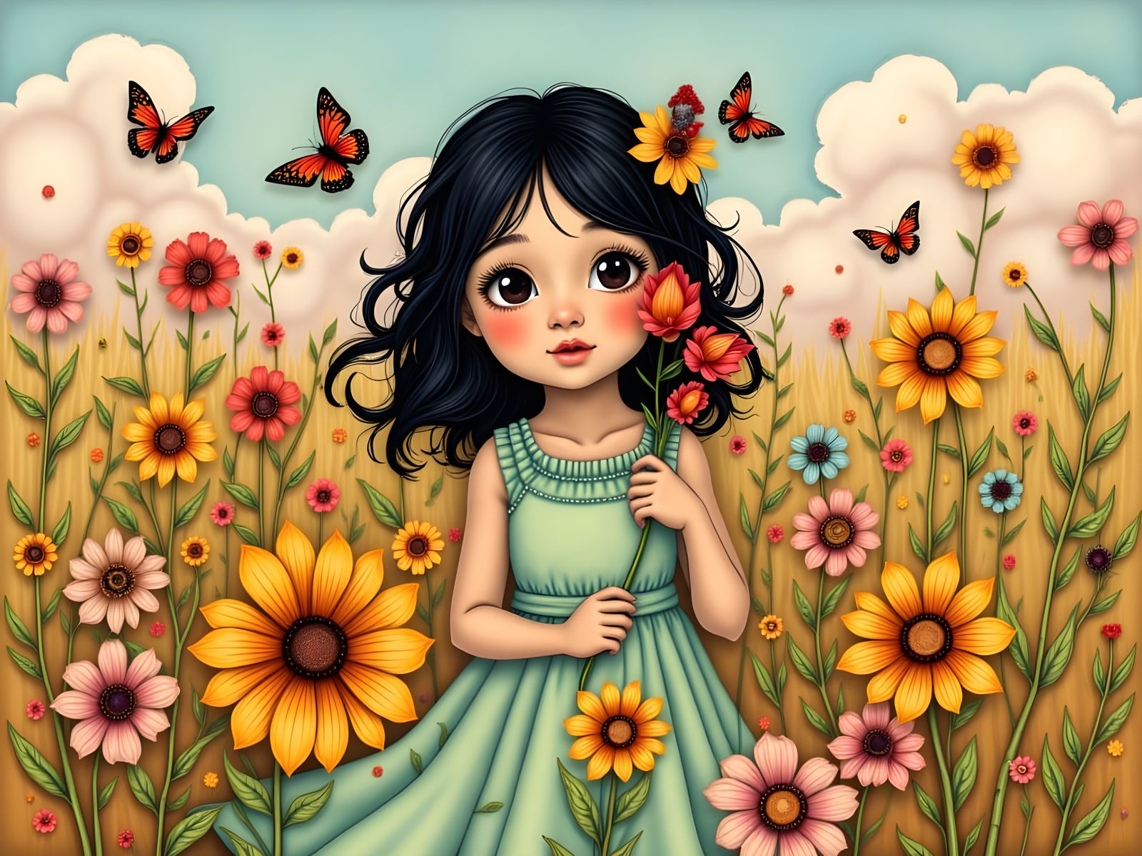 My New LoRA Model, Folk-Art