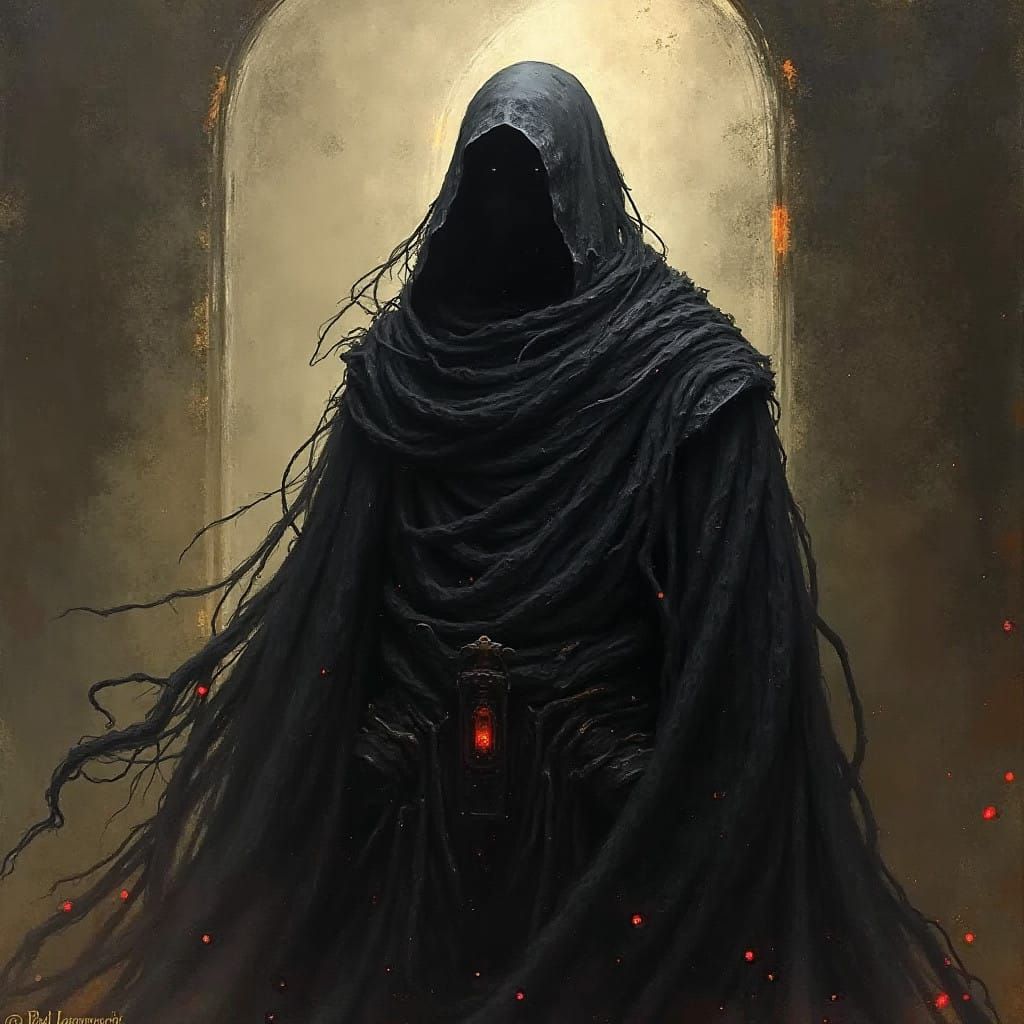 Grimdark Art in Dark Renaissance Style