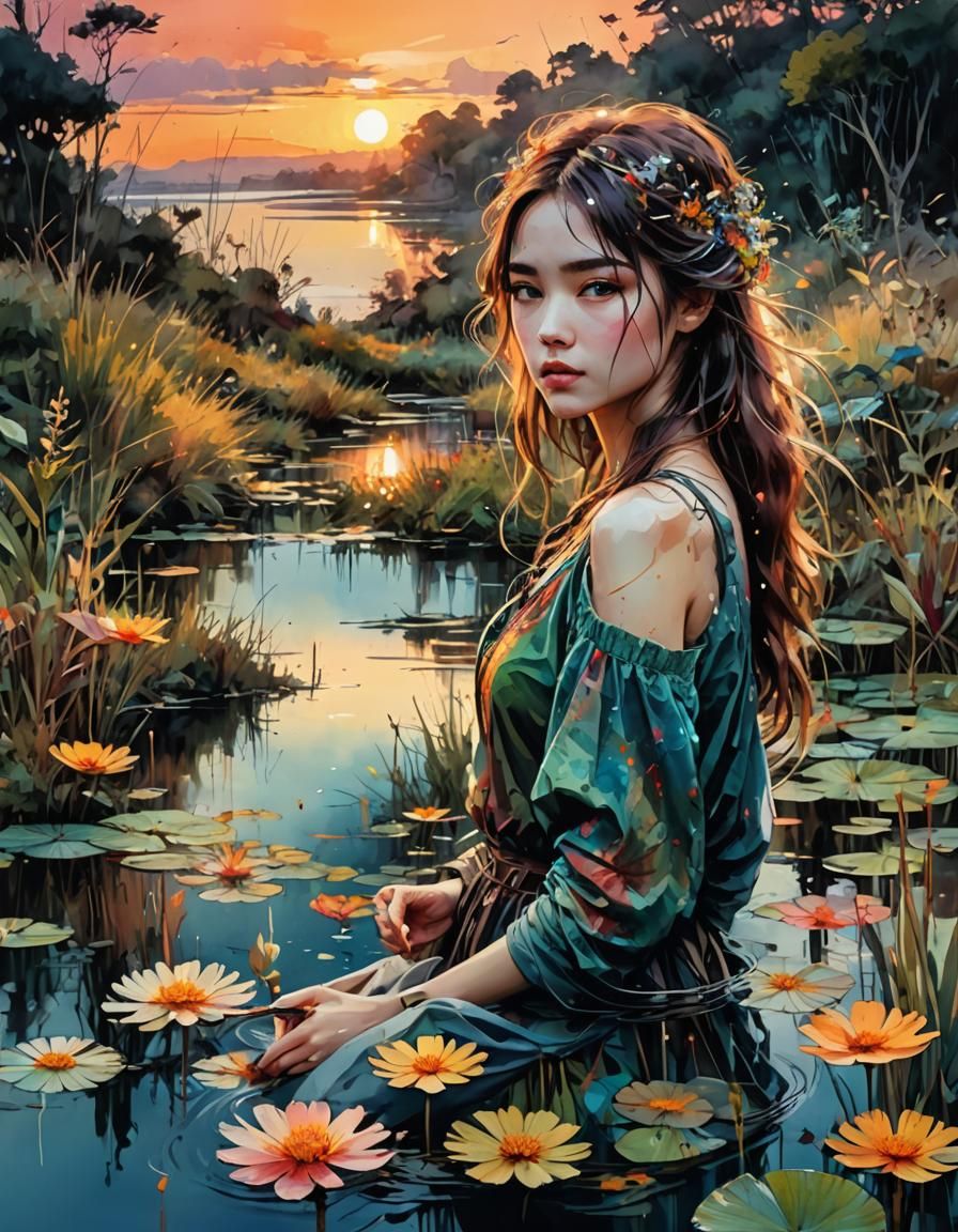 Enchanted Waters: The Lady in the Pond