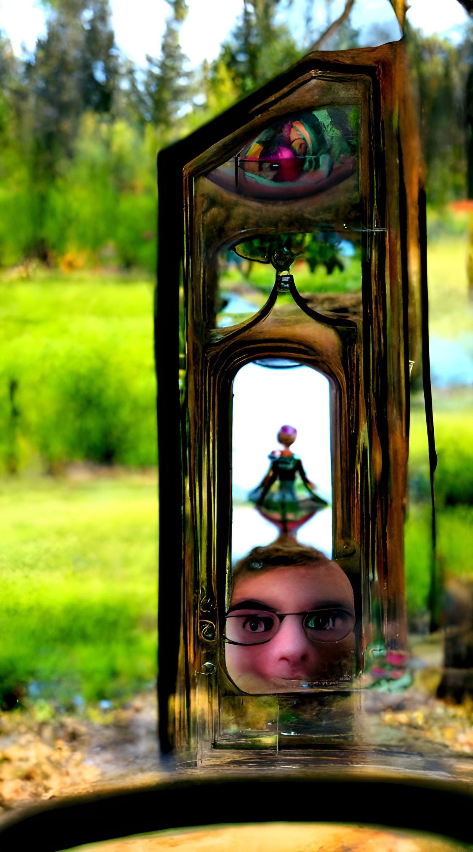 Through the Looking Glass AI Image