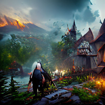 AI Image from a Short Prompt