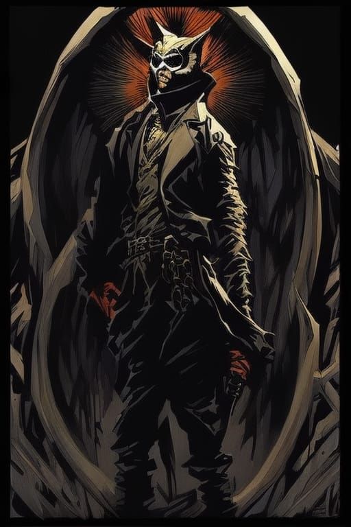 Nite Owl as Talon: Sinister Gouache Speedpaint