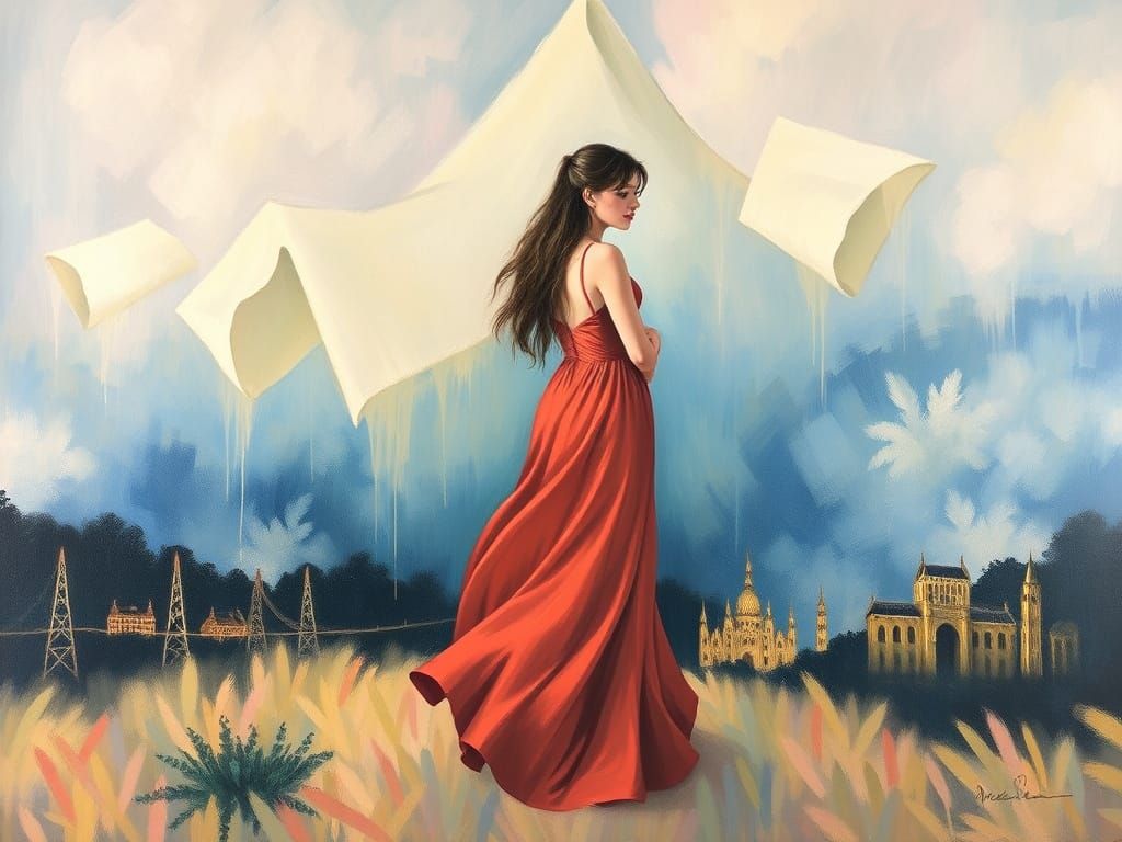 Impressionist Dreamscape in the Style of Renoir