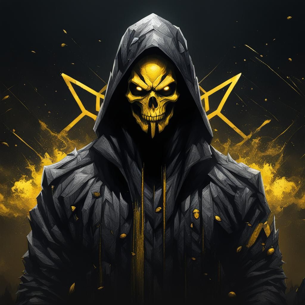 Sinister Binance Airdrop in Dark Fantasy Style