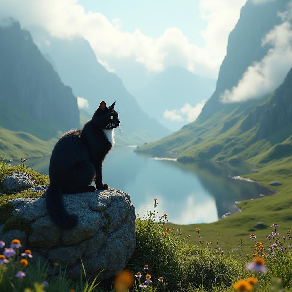 Cat-sìth in the Scottish Highlands