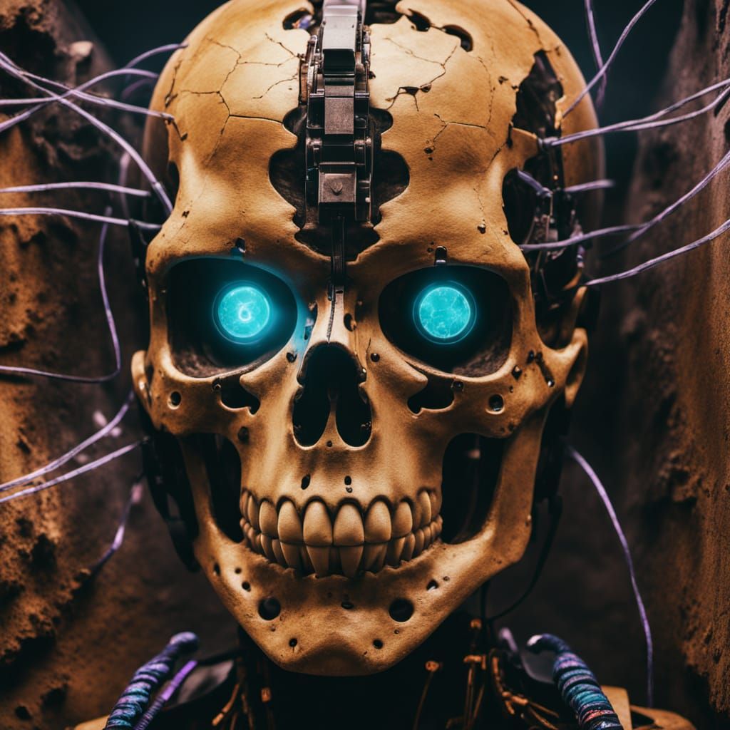 Cyberpunk Portrait of a Gritty Future