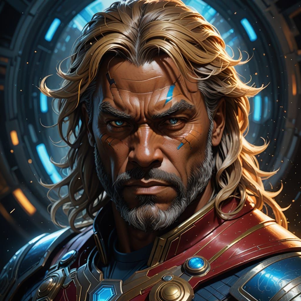 Epic Starfleet Officer Blends Thor and Worf in a Hyper-Reali...