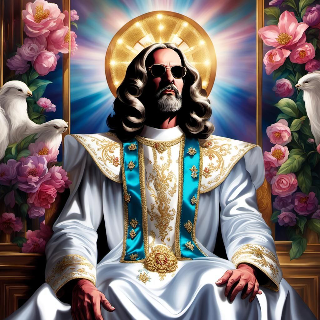 Satin Couture Drag Queen Celebrates Easter