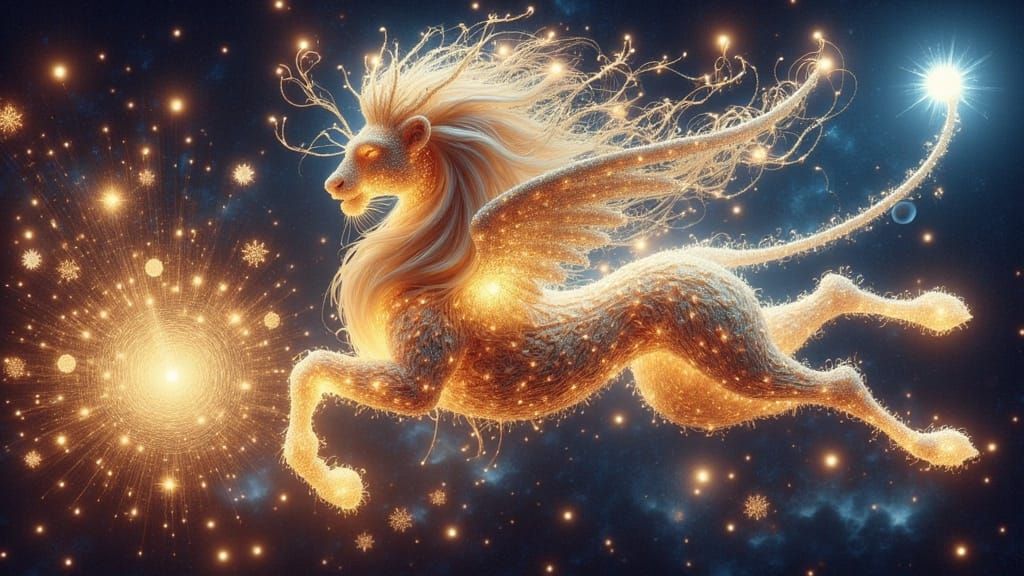 Magical Fairy Lights Illuminate Enchanting Scene