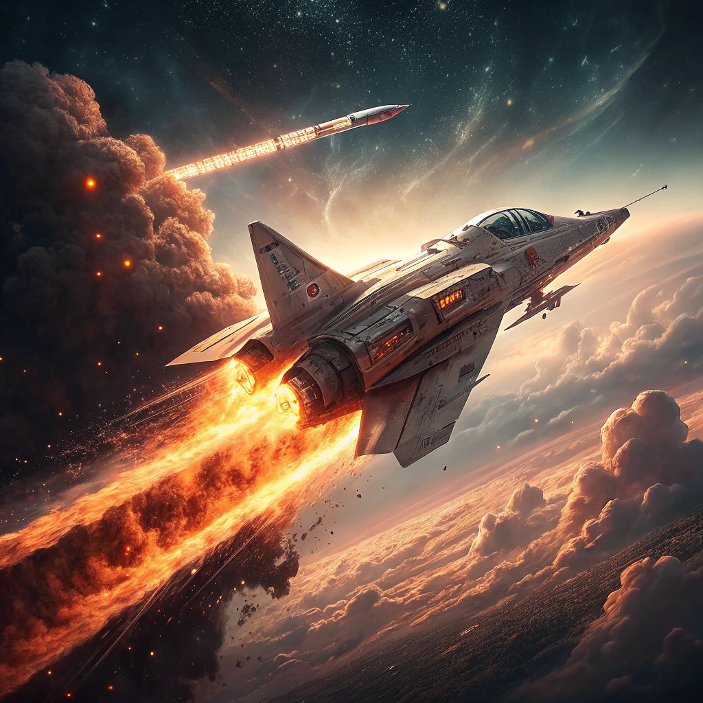 Military Spacecraft Re-entry: Cinematic 35mm Film