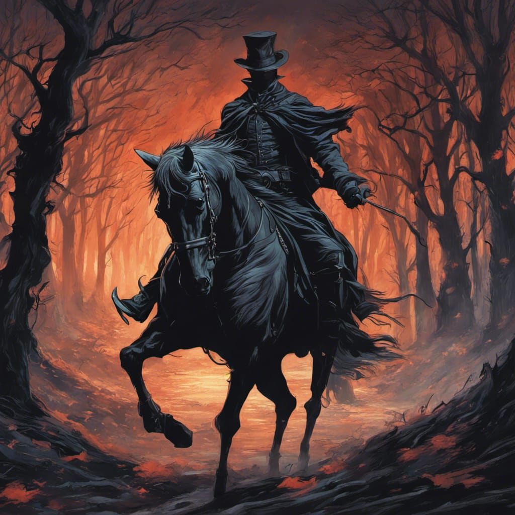 Headless Horseman in Sleepy Hollow