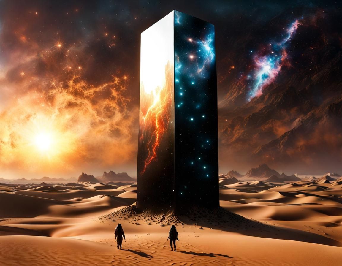 Monolith in the desert