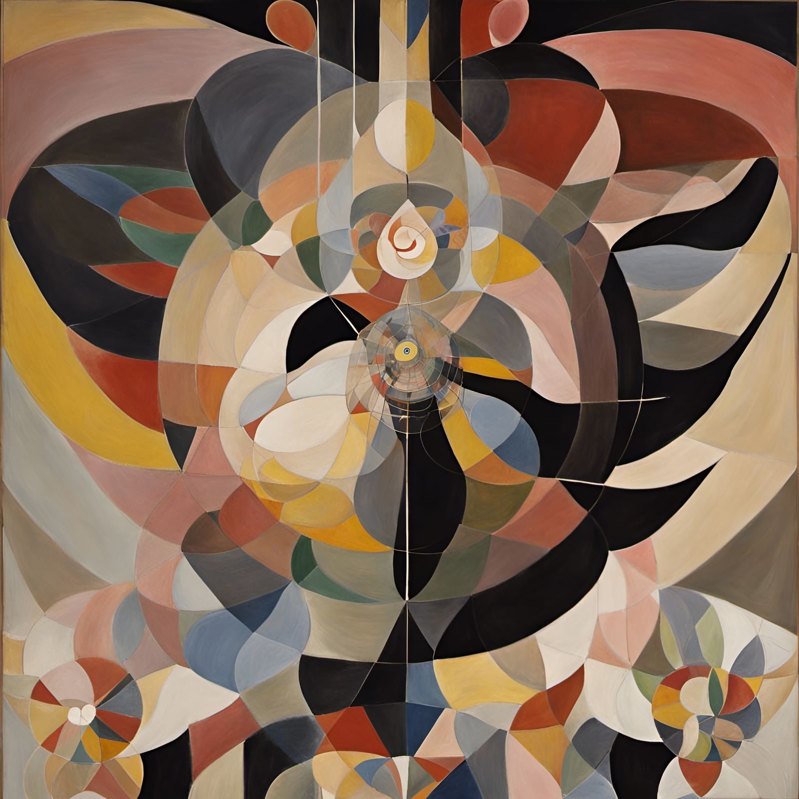 Chaos Reigns: A Spiritual Abstract Painting