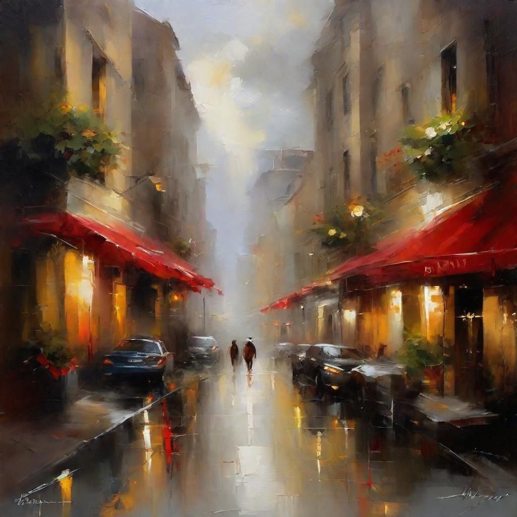 AI Realization of a Willem Haenraets Watercolor