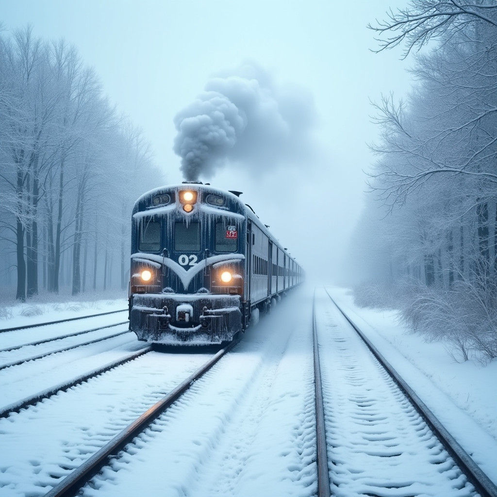 Icy Landscape with Realistic Details
