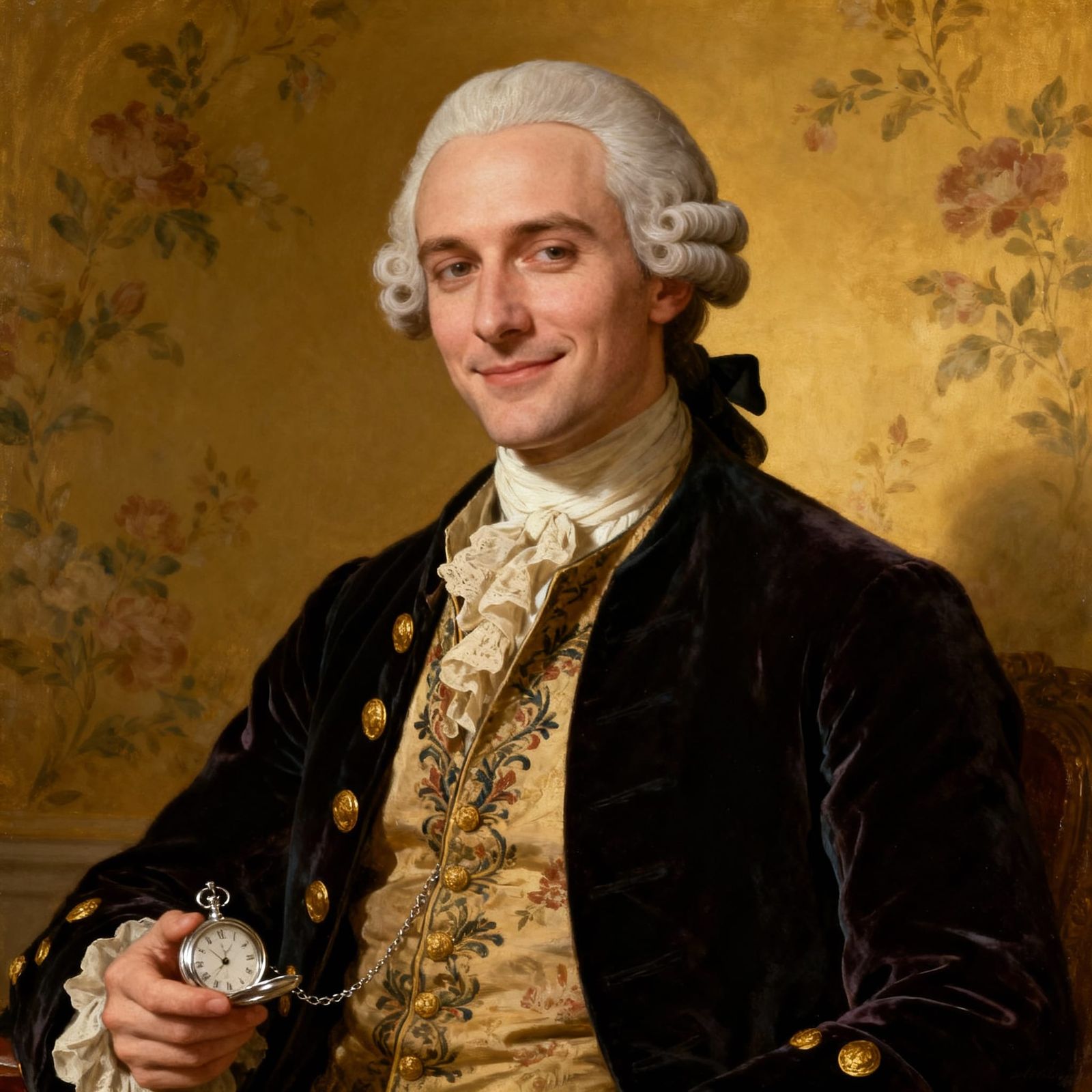 Handsome 18th Century Gentleman Portrait