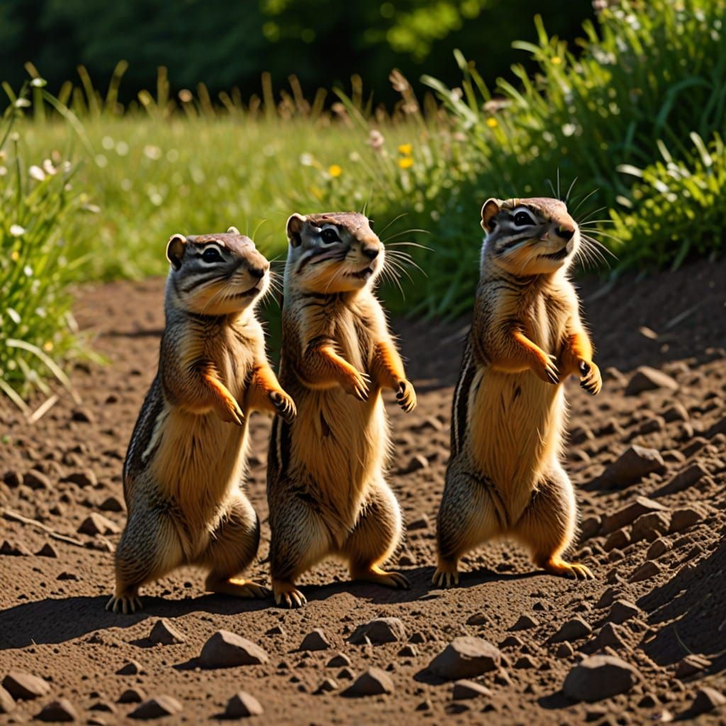 Gophers Dancing in Harmony