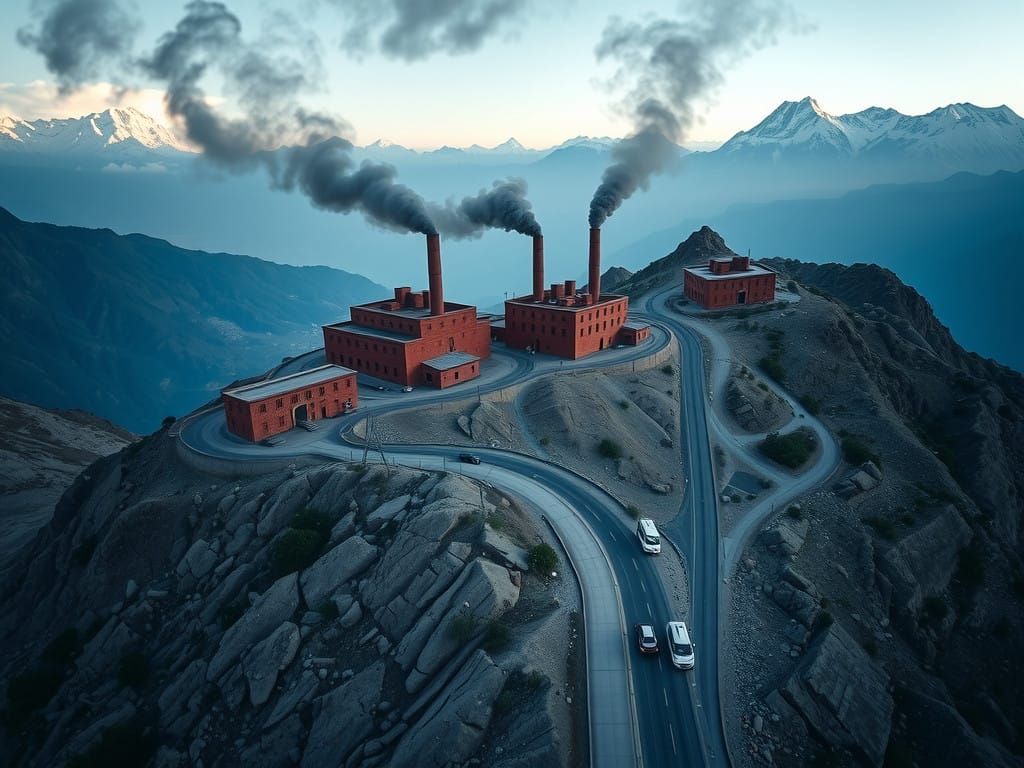 Industrial Oasis Amidst the Himalayas