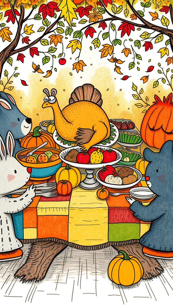 Doodle World Thanksgiving II